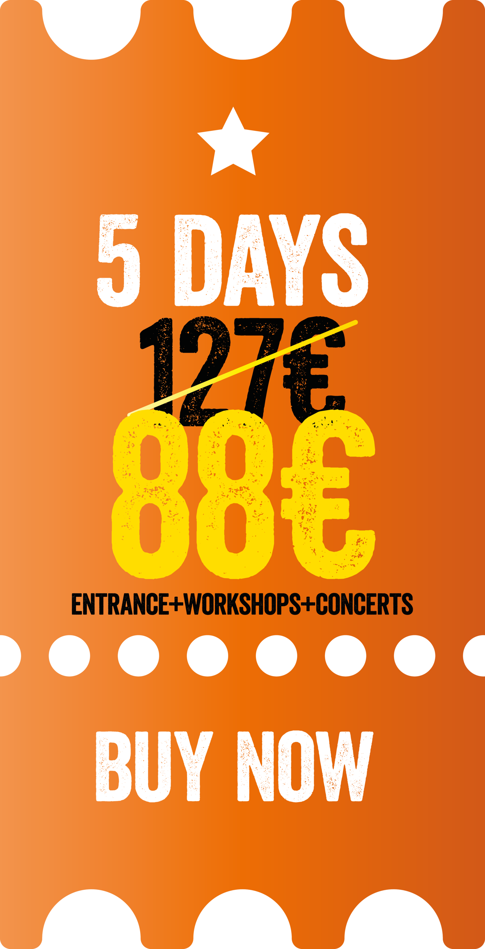INGRESSO FULL PASS - 5 GIORNI